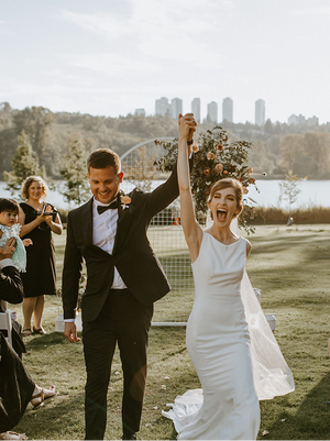 Vancouver Wedding Couple Ceremony